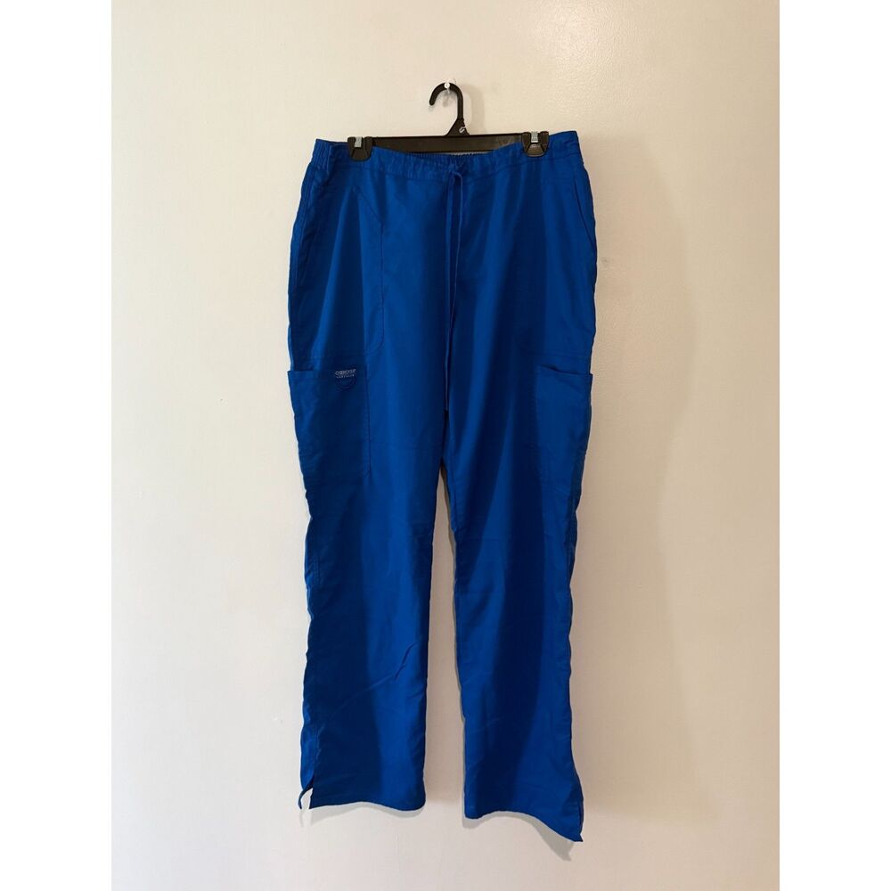 Cherokee Authentic Workwear Scrubs Blue Pants Size L TALL